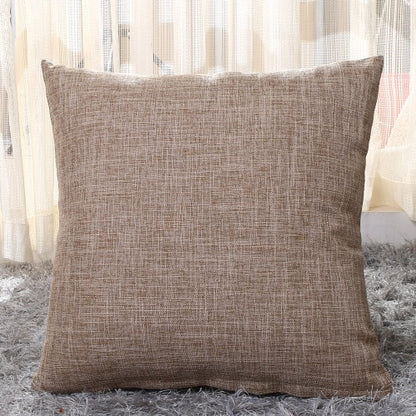 Simply Linen Pillow cover in khaki.