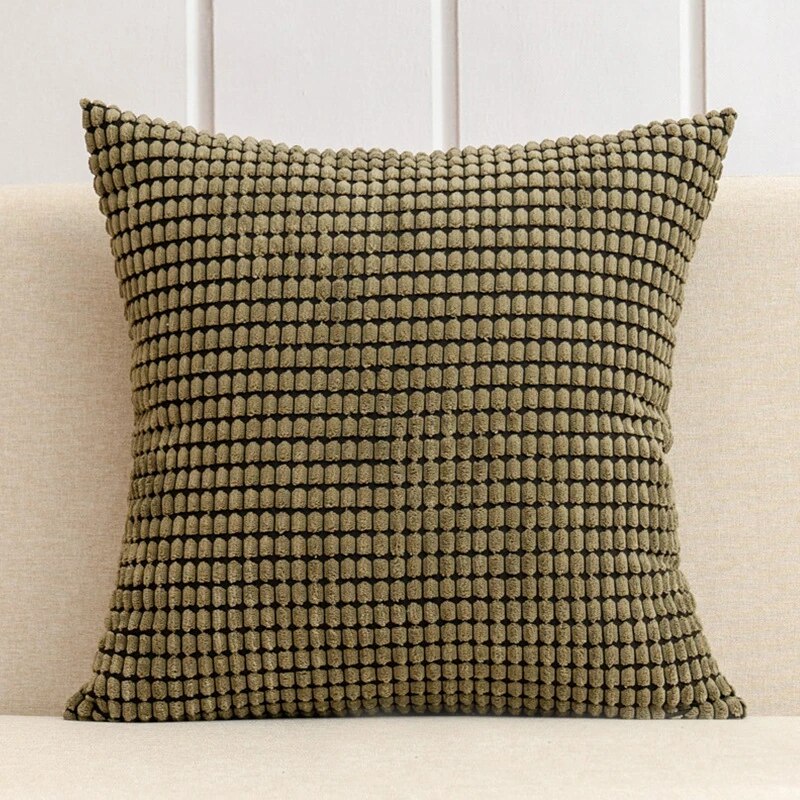 Solid Color Corduroy Pillow Covers