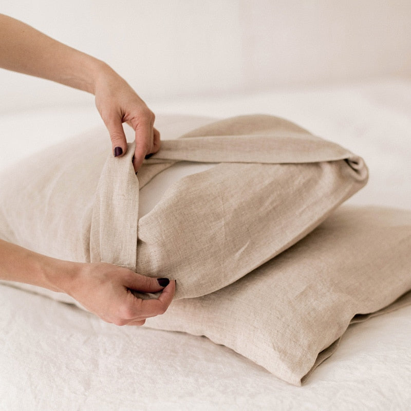 Organic Flax Linen Pillow Cover