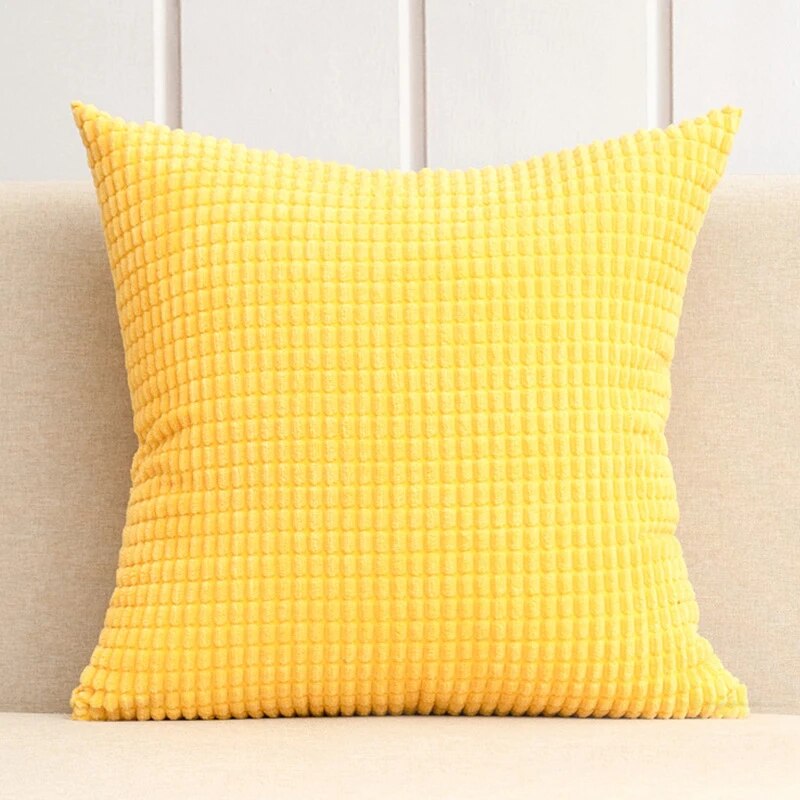 Solid Color Corduroy Pillow Covers