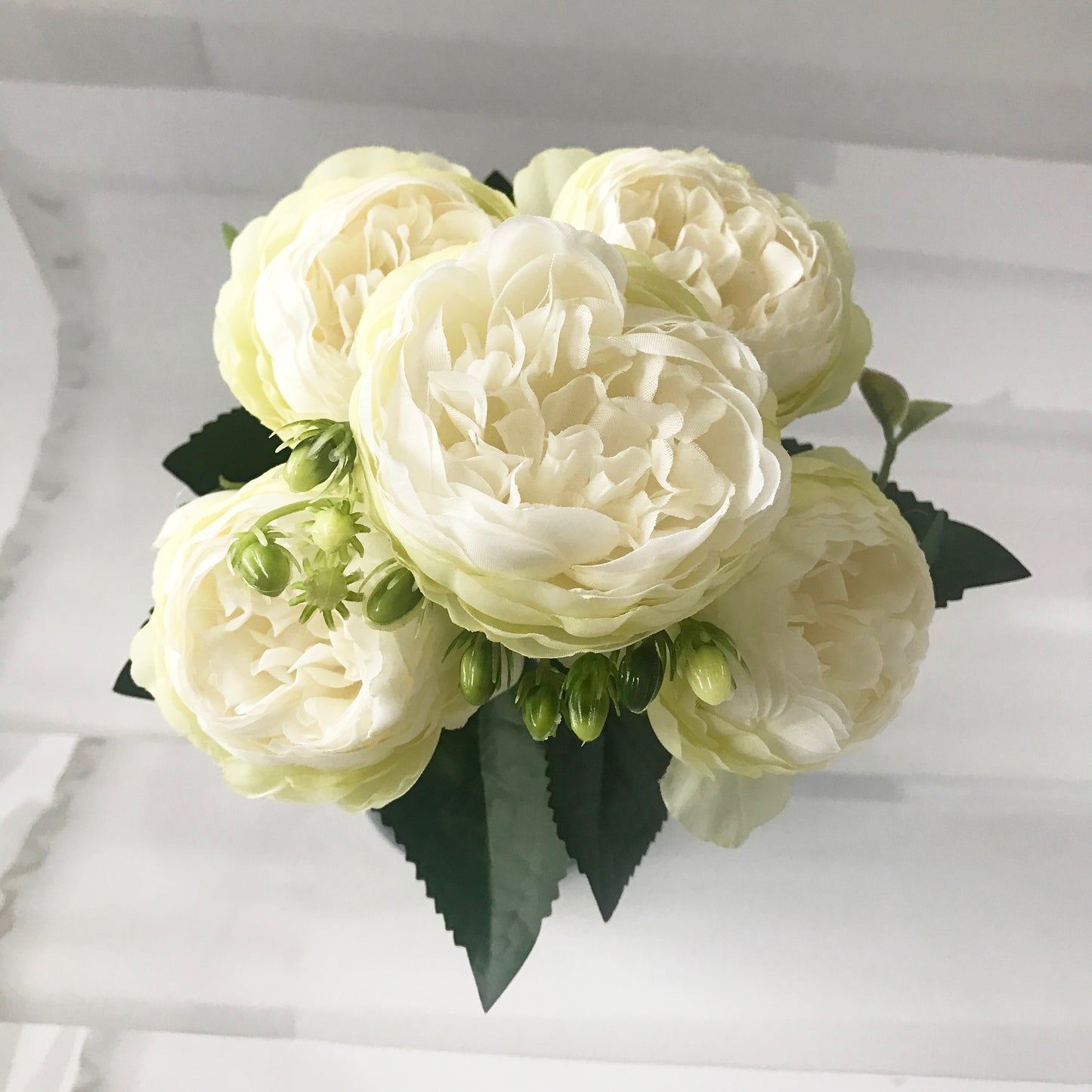 Double Peony Faux Flowers