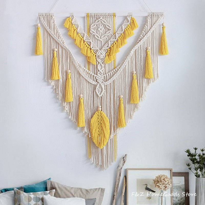 Handmade Boho Macrame Wall Hanging