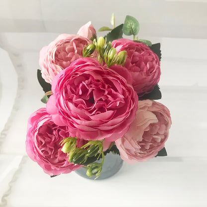 Double Peony Faux Flowers