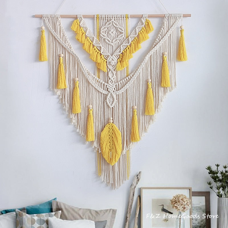 Handmade Boho Macrame Wall Hanging