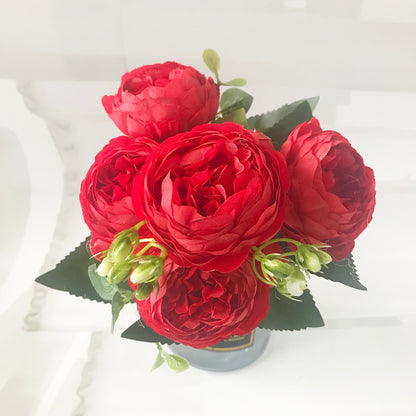 Double Peony Faux Flowers