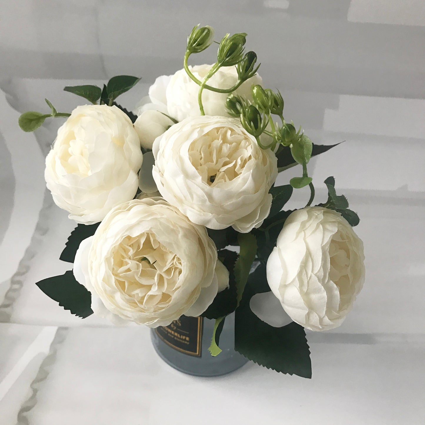 Double Peony Faux Flowers