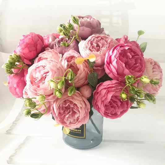Double Peony Faux Flowers